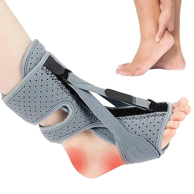 Soft Plantar Fasciitis Night Splint Adjustable Foot Brace Heel Pain Relief  Massage Ball Unisex Foot Drop Splint Brace Support - AliExpress