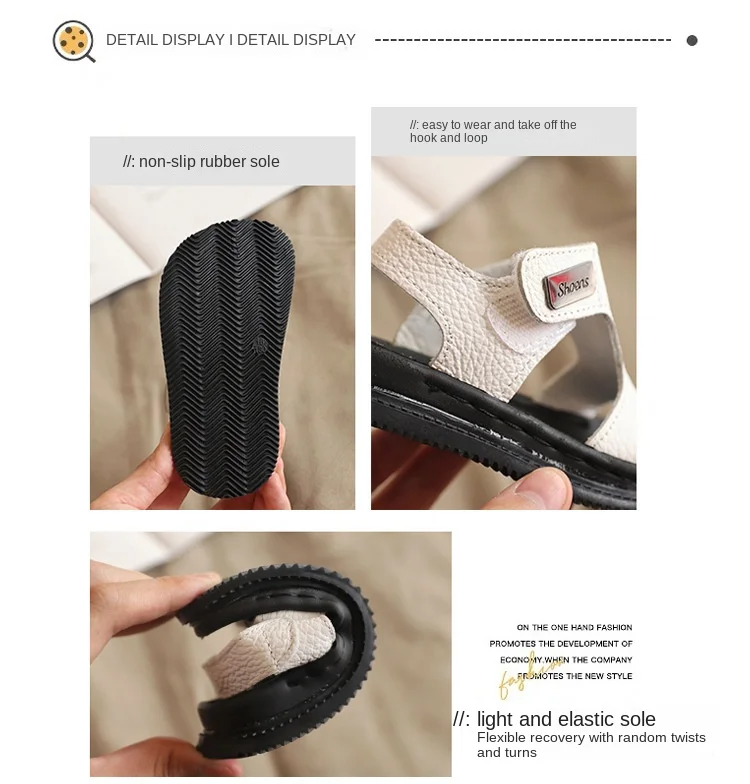 Description Picture 4 of itemSandalias Kids Sandals 2025 Summer New Kids Sports Sandals Non Slip Girl Sandals Soft Sole Boy Casual Shoes Kids Shoes босоножки