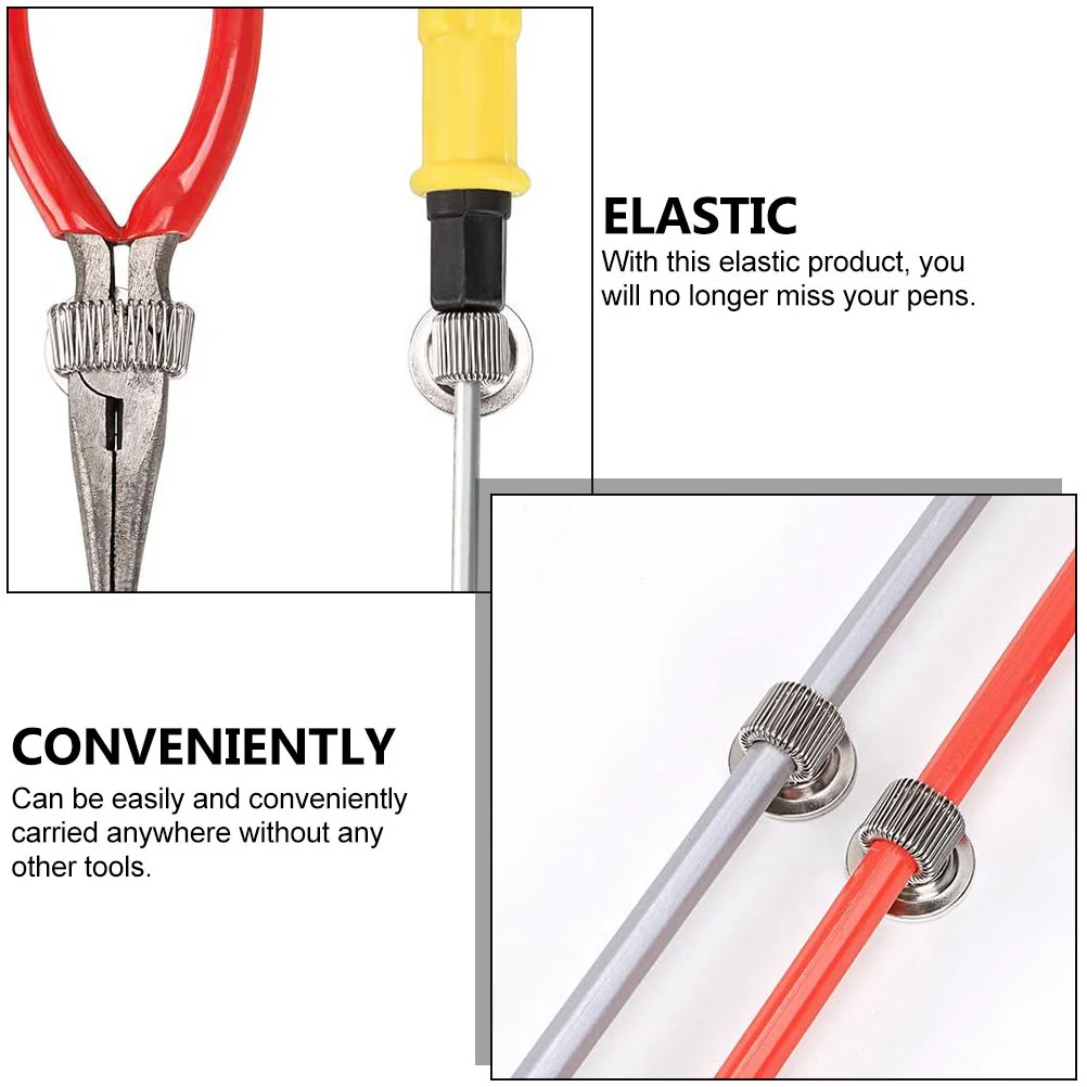 Pen Clip 5 Pcs Metal Pen Clip Small Springs Pencil Holder Accessories Professional Iron Wear-resistant Nurse