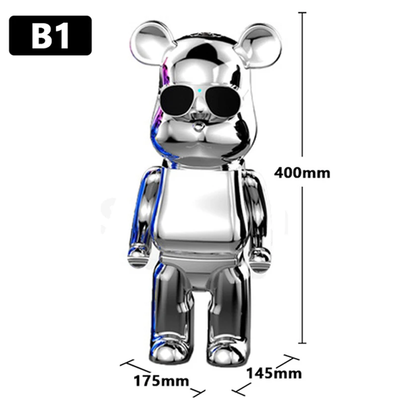 くまさんのスピーカー 紫のクマ-Bluetoothスピーカー,ポータブルスピーカー,ワイヤレス
