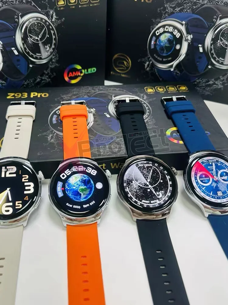 

Смарт-часы Z93 PRO, AMOLED, 1,52 дюйма, Bluetooth, pk GTR3 GTS3 DT4 X1 PRO
