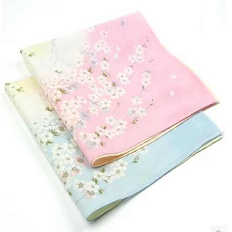 

Маленький носовой платок из свежего хлопка и ветра Сакура женский носовой платок