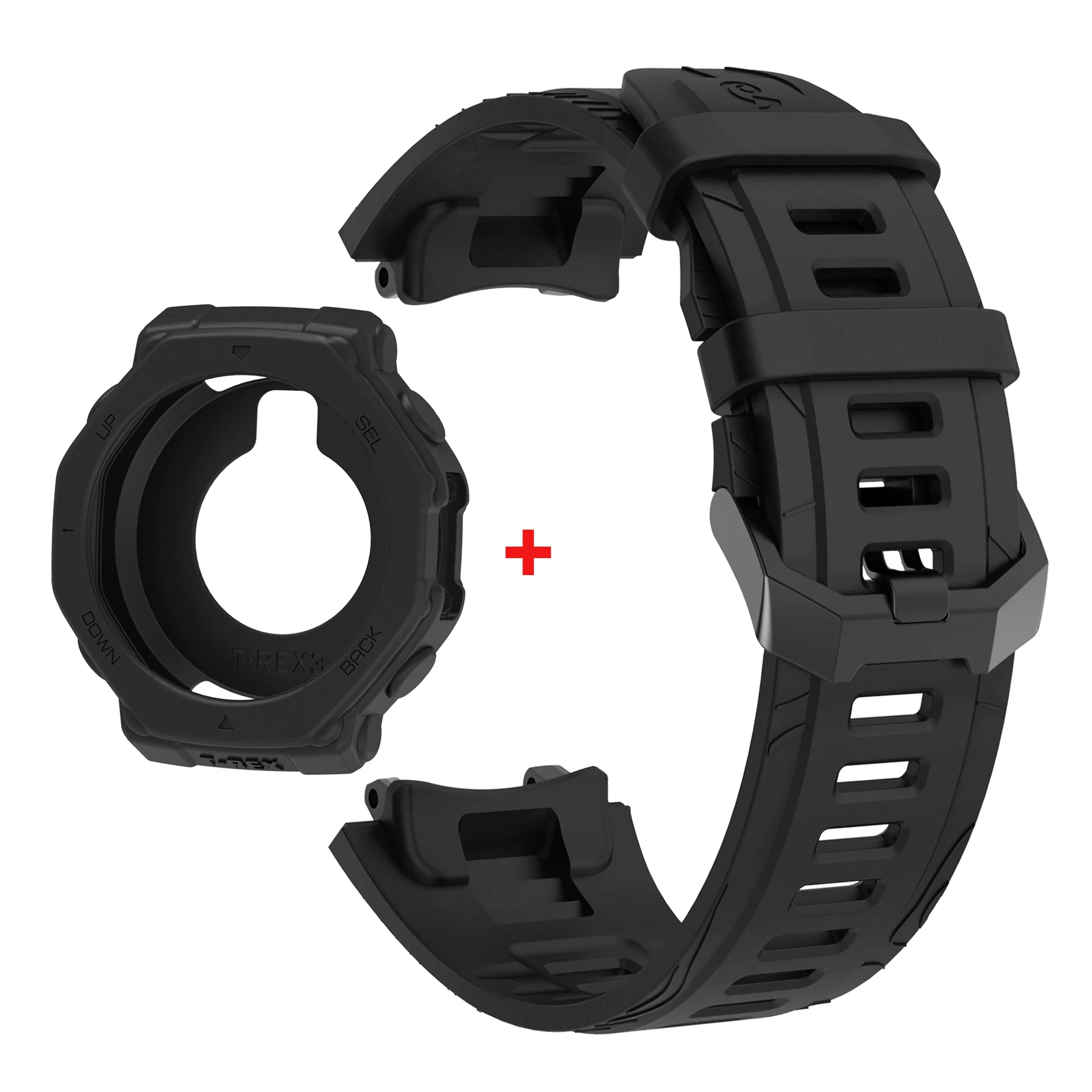 Durable Silicone Strap with Protective Case