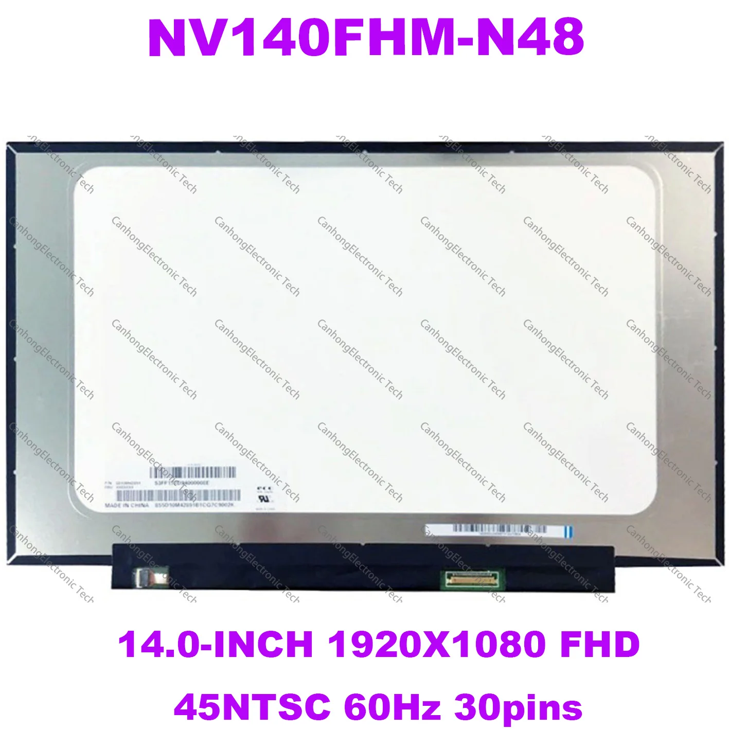

Экран для ноутбука 14 дюймов, NV140FHM-N48 N4K N3B N4H N44 N45 B140HAN04.0 B140HAN04.5 N140HCA-EAC IPS 30pins FHD