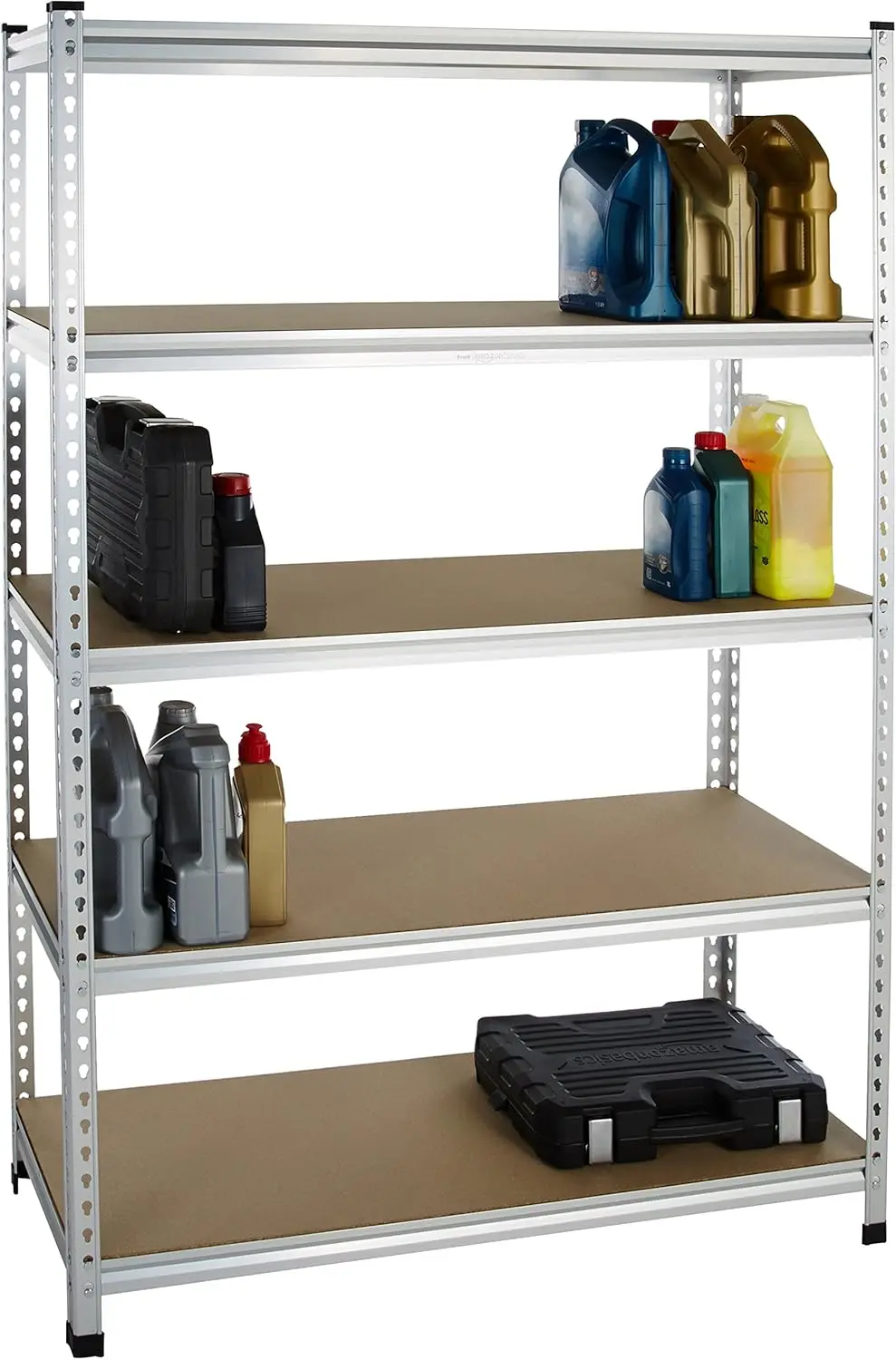 Medium Duty Storage Shelving Single Post Press Board Shelf - 48 x 18 x 72 Inches 2