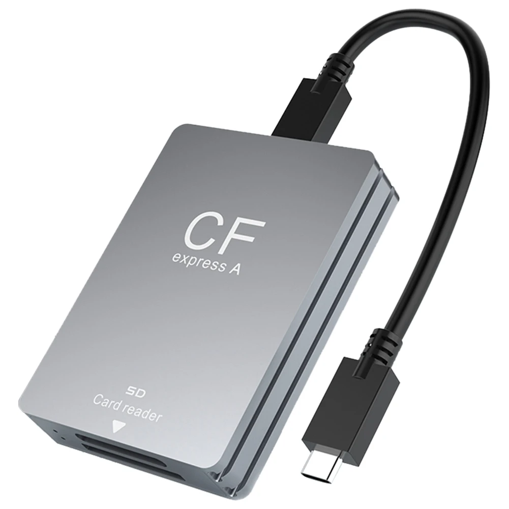 Alxum CFexpress Type A Kaartlezer, USB 3.1 Gen2 Type C naar CF-express Kaartadapter met 10Gbps Ultrasnelle Gegevensoverdrachtsnelheid Ondersteuning Windows/MacOS/Android/Linux
