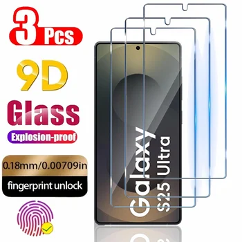 S25 Ultra HD Protective Glass For Samsung Galaxy S25 S24 Ultra Screen Protector A56 A36 A26 A55 A54 A53 A15 A16 A25 A35 A14 A24 A34 Tempered Glass S21 S22 S23 Plus Pelicula Cristal Templado S23 S24 FE Phone Front Film