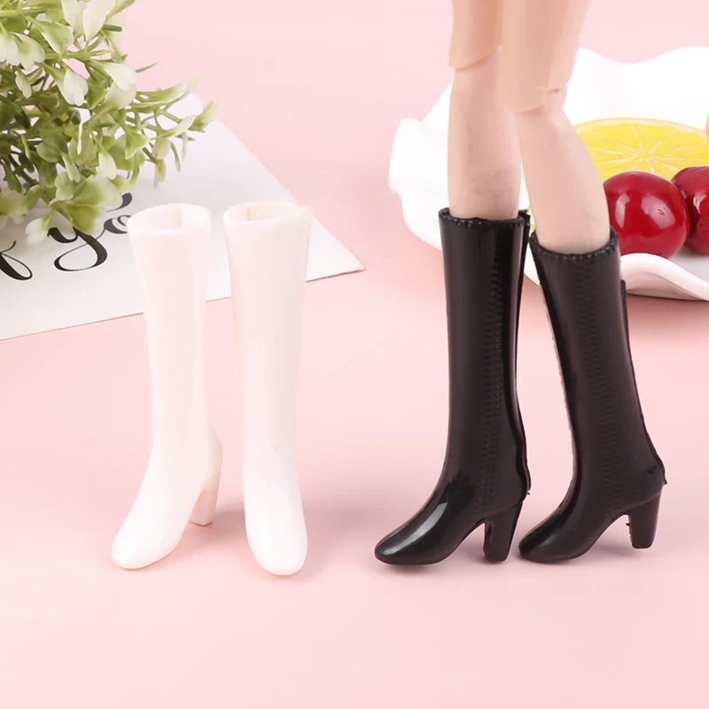 

5 Pairs Doll Shoes Boots White Black Doll Decoration Accessories Kids DIY Playing Toys Suitable For 30cm Dolls 1/6 Dolls