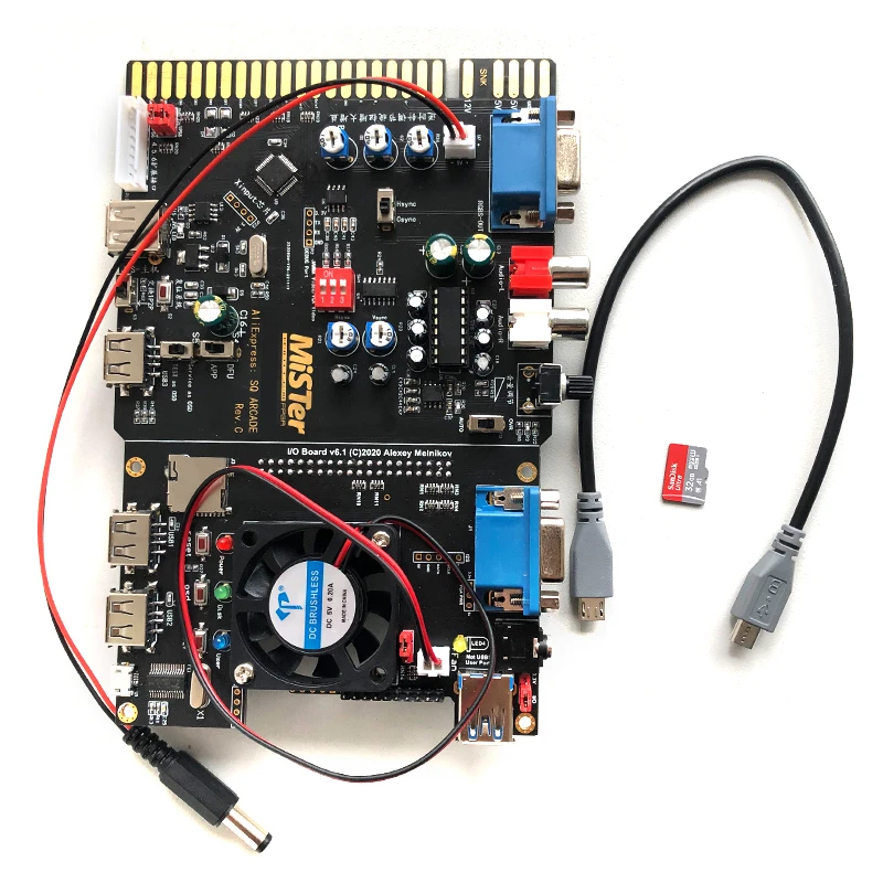 MiSTer FPGA Full Kit DE10-Nano для аркадного шкафа | AliExpress