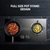 Gas Stove Household Embedded Double Stove Tempered Glass Gas Hob Cooking Machine Liquefied Gas Natural Gas Stove 6
