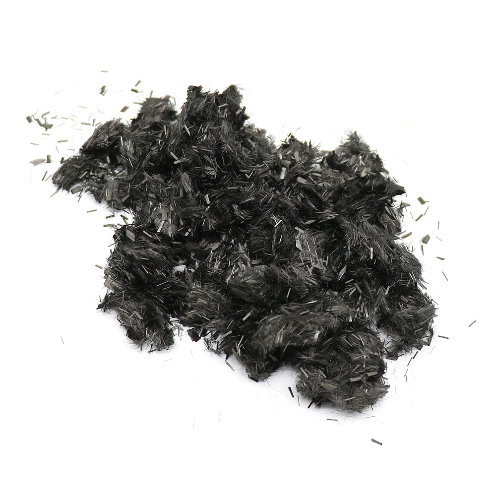 100G 3-12MM Carbon Fiber Forging Chopped Carbon Fiber Bundle Forging Marble Texture Automotive Interior Parts Surface Mod