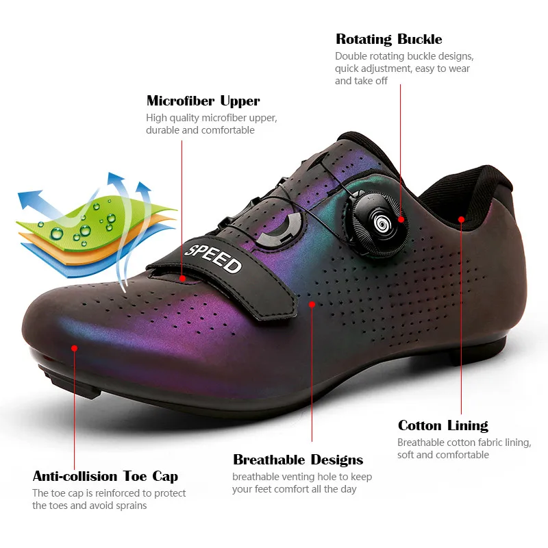 Cycling Shoes Cycling Sneaker MTB Cleat Shoes Men Sport Dirt Road Bike Boots Speed Sneaker Racing Women Bicycle Shoes For Shimano SPD SL