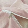 INS style solid brushed washable bed Flat sheets duvet covers pillowcase sets 2pcs/3pcs lightweight breathable machine washable 6