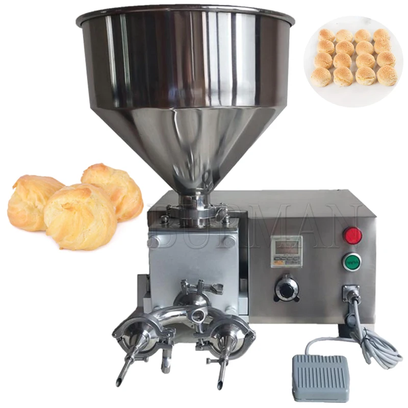 

Electric Puff Filling Machine Multifunctional Quantitative Jam Butter Core Injection Bread