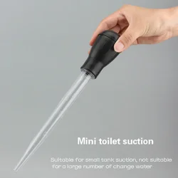 [RUSSIA]Syphon Fish Tank Water Exchanger Wash Tank Siphon Long Suction Pipe Toilet Water Wind Free MINI Nano Aquarium Plant