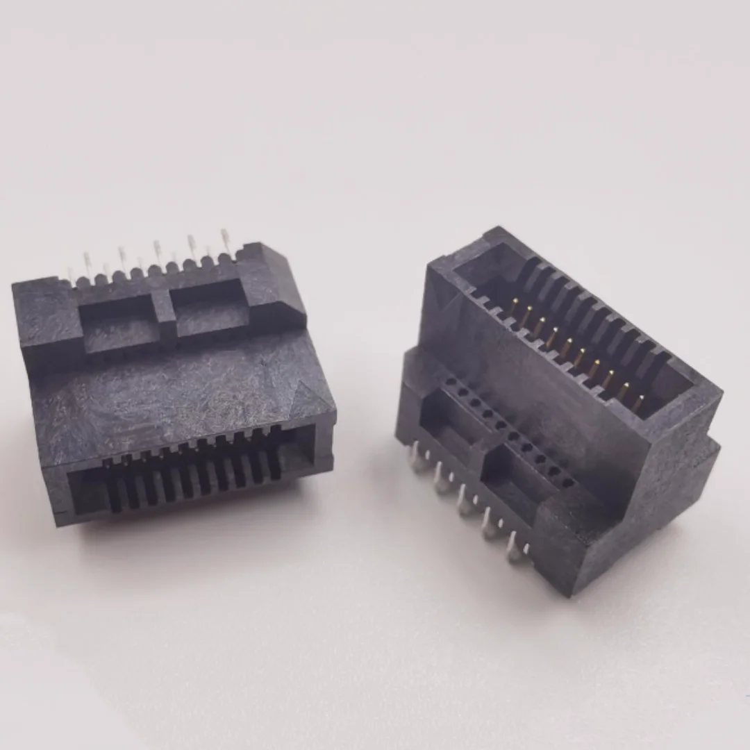 

5PCS/LOT MEC8-110-02-L-VP Gold Plated Card Edge Connector 0.8MM Double Row 20 Pin