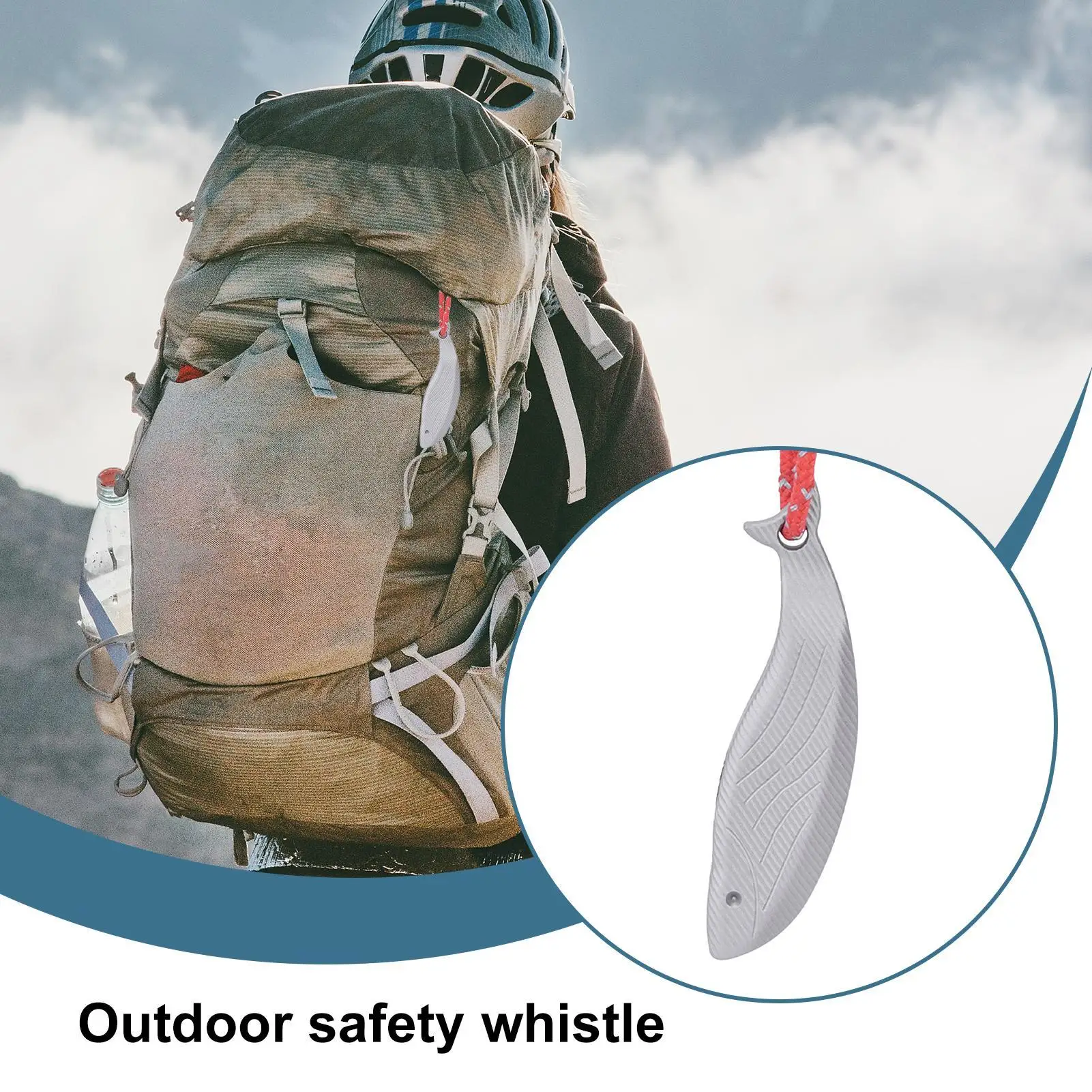 Safety Whistle Titanium 120db Loud Whistle Camping Tool For Lifeguard Security Rescue Fishing Sailing Kayaking Adventure Travel