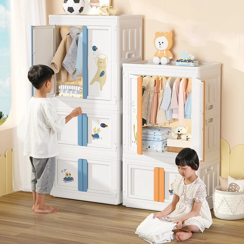 Large Capacity Stackable Toy Storage Box, Children's Closet, Bedroom