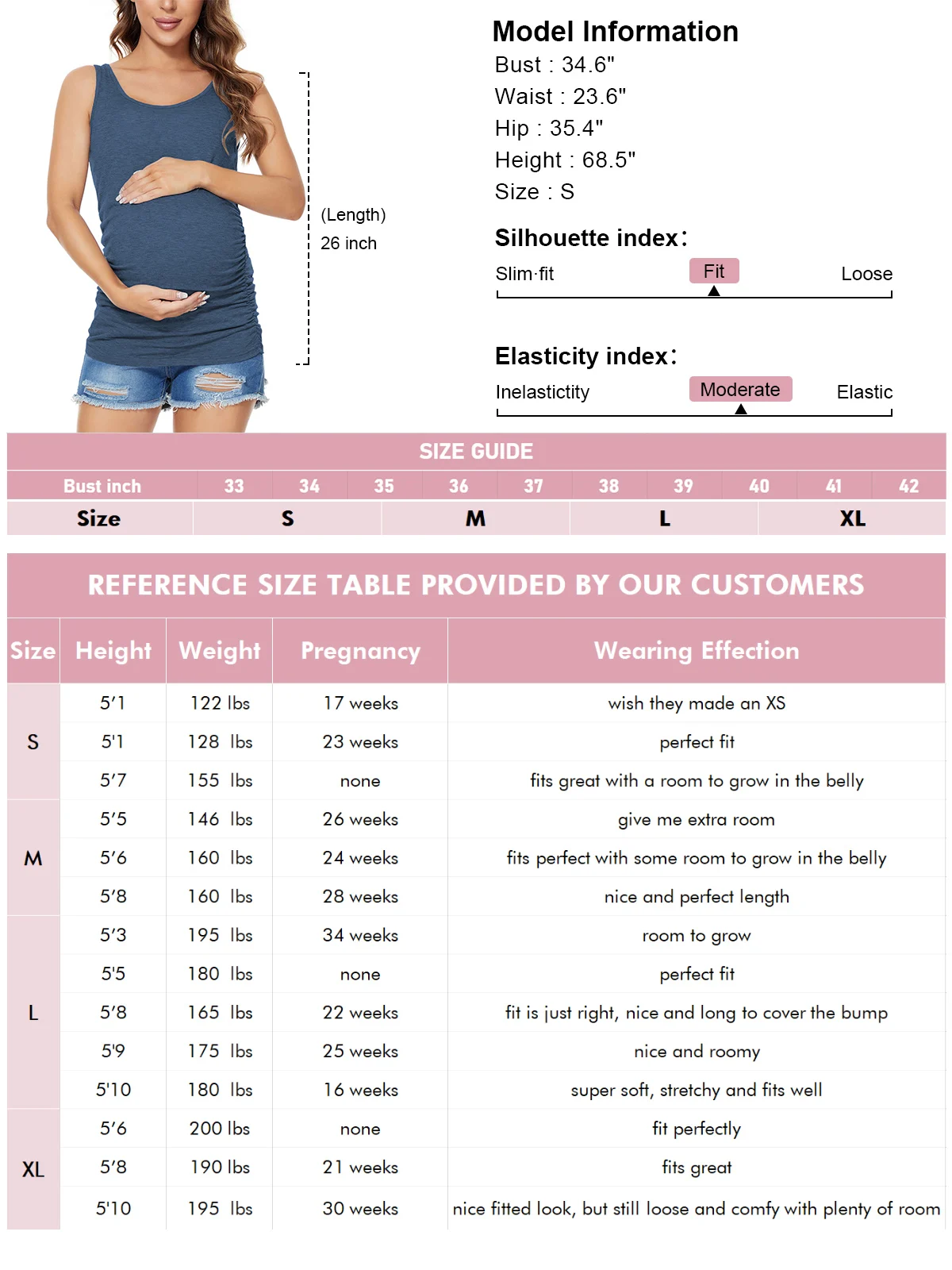 Рисунок 6 - Женская майка для беременных от Liu & Qu