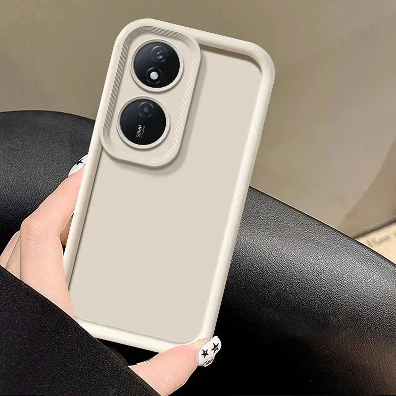 Huawei Honor Smart Case - Matte Protective Phone Cover with Lens Protection