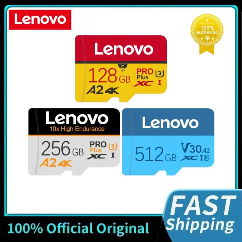 Lenovo Class 10 A2 Micro Tf Sd Card U3 512Gb 256Gb Sd Memory Card 128Gb Impermeabile Cartao De Memoria Per Nintendo Switch Phone