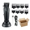 KM2296 Kemei Original Professional Rechargeable Hair Trimmer Adjustable Hair Clipper USB Carving Barber Salon 4