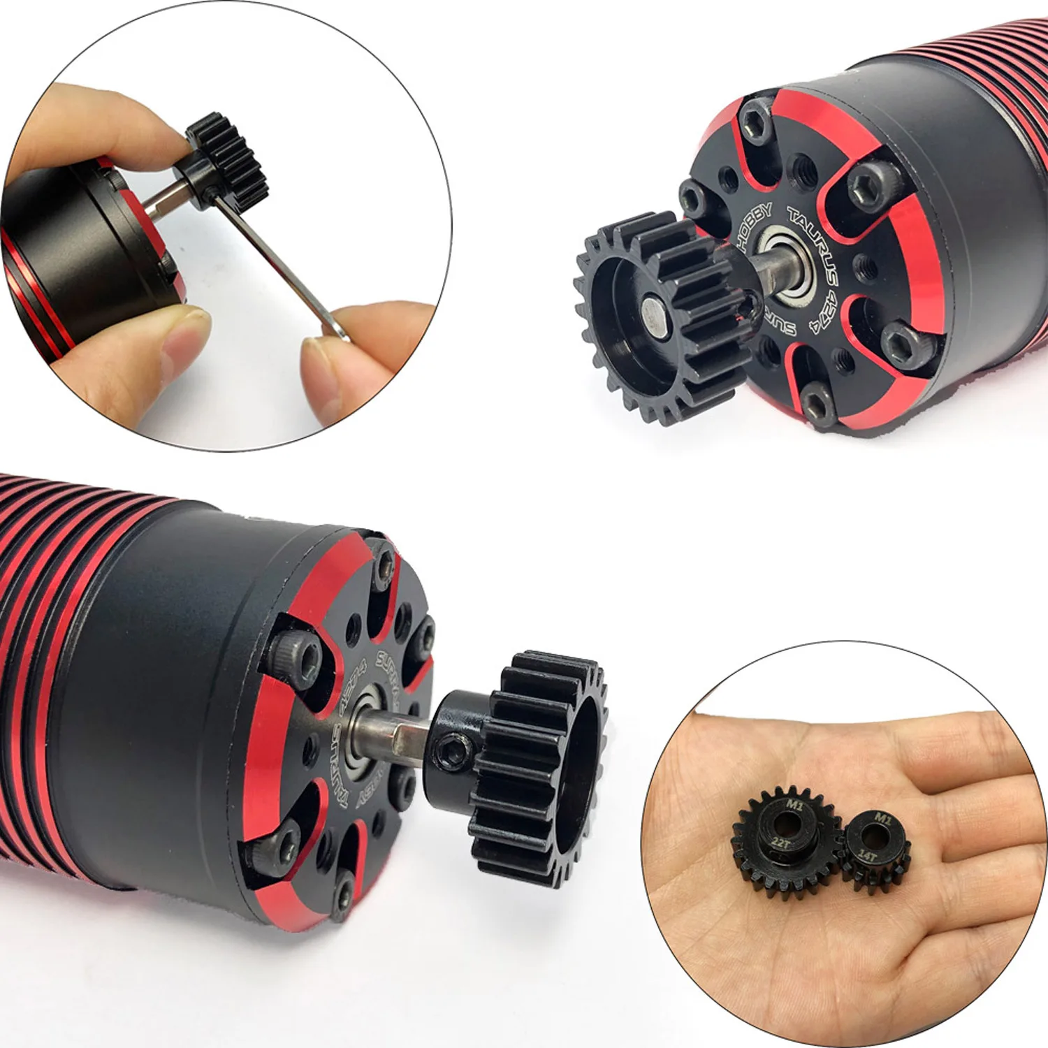3PCS 32DP M0.8 3.175mm/5.0mm & M1 5.0mm 피니언 모터 스틸/메탈 기어 11T-34T 1/10 1/8 RC 자동차 버기 몬스터 트럭 모델 부품