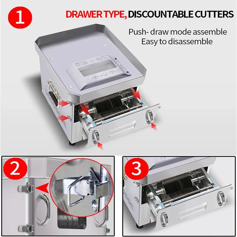 High-Quality kitchen Meat Slicer Commercial Electric Slicer Slicing Dicing Meat Processing Machine