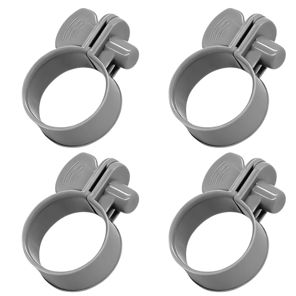 4/10PCS For Intex Pool Hose Clamps Set 1-1/4 Inch Pipe Connection Leak-Proof Plastic Hose Clamps Pool Filter Pump Accessories