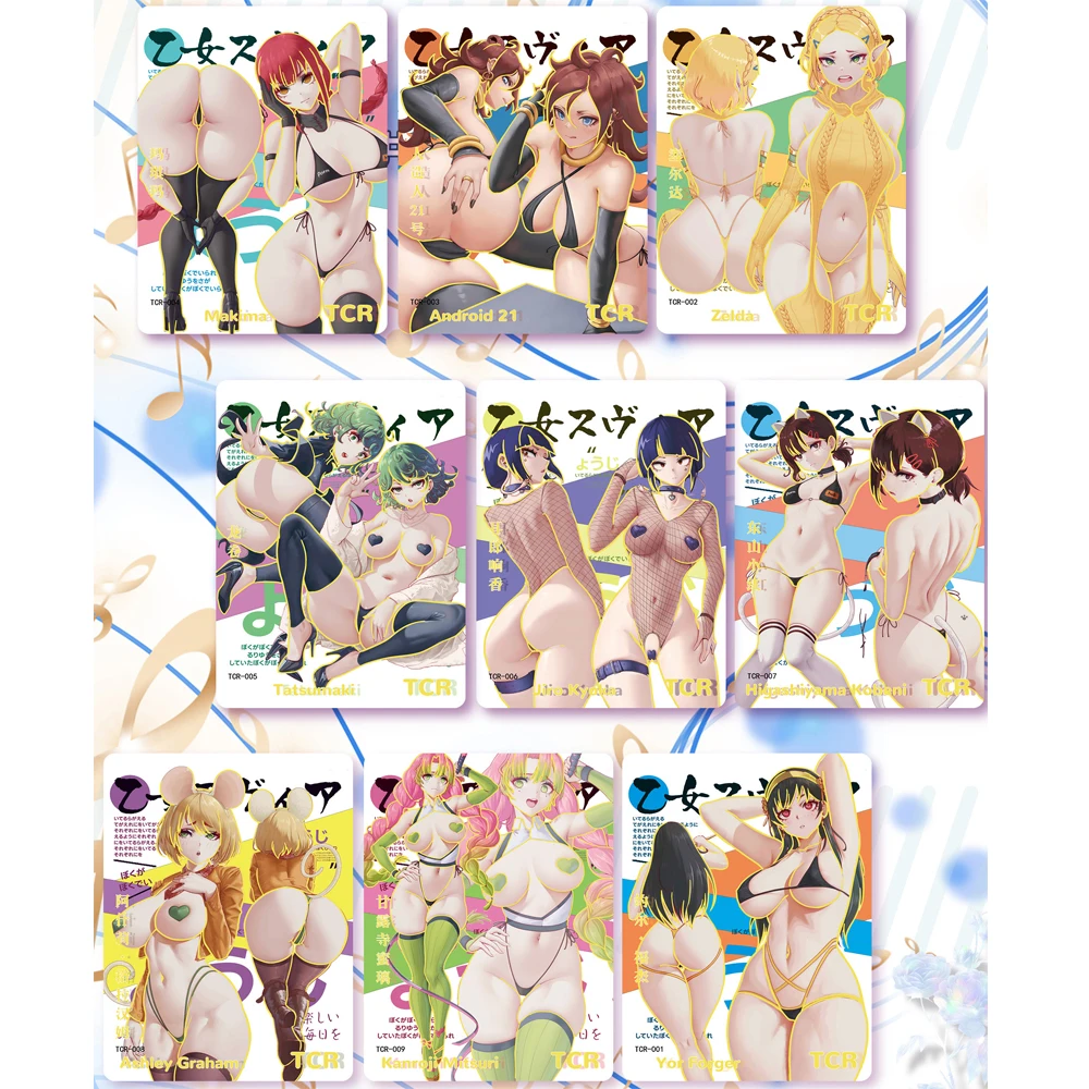 Senpai 여신 Haven 카드 5 개 도매, 애니메이션 게임 소녀 파티 수영복, 비키니 잔치 부스터 박스, 장난감 취미 선물, 2024 신제품
