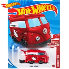 

Original Hot Wheels Car Volkswagen Series Kool Kombi Red Edition Anime Action Figure Kids Boys Toys for Children Birthday Gift