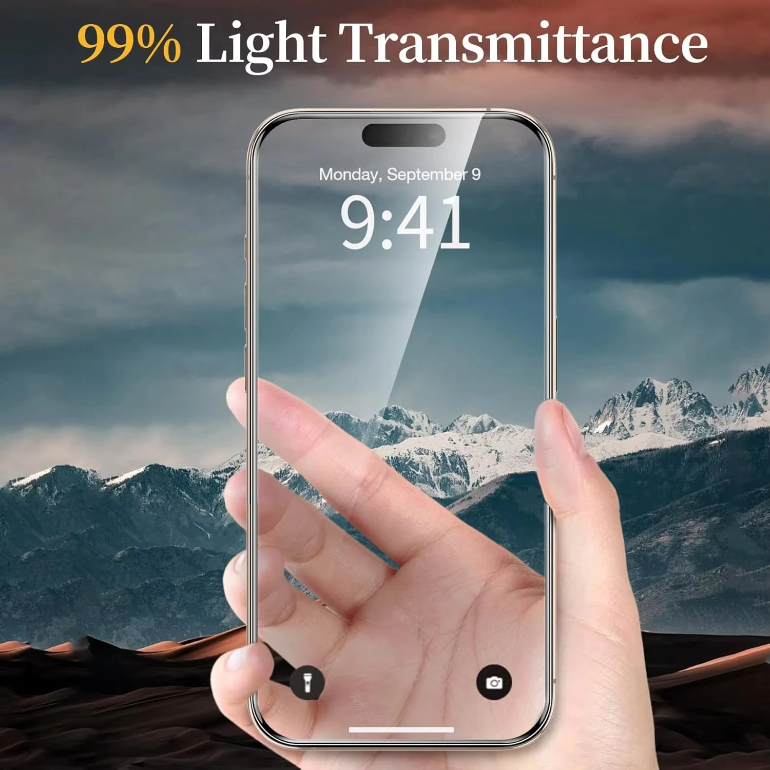 Premium 5-Pack Full Coverage Tempered Glass Screen Protectors