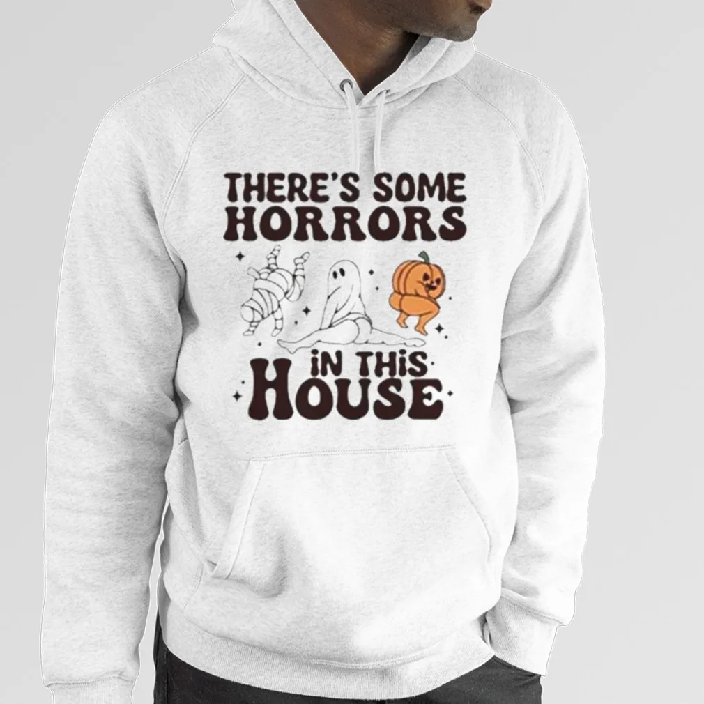 

THE'S SOME HORRORS PRINTED PULLOVER LOOSE FASHION LONG SLEEVE SWEATER