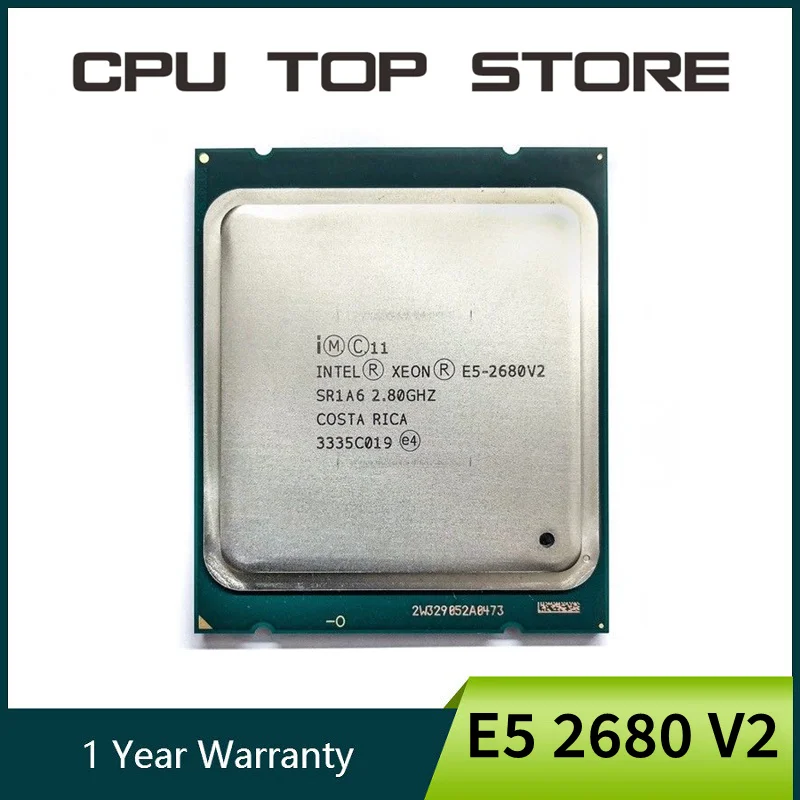Used Intel Xeon E5 2680 V2 Processor 2.8ghz 25m Lga 2011 Sr1a6 C2 E5-2680  V2 Cpu 100% Normal Work - Cpus - AliExpress