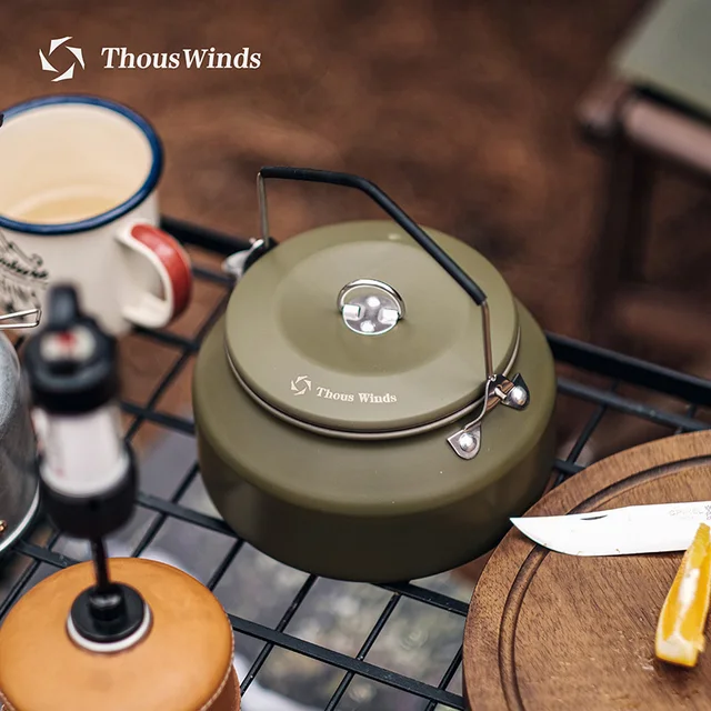 Thous Winds 휴대용 캠핑 주전자: 야외 모험을 위한 필수품