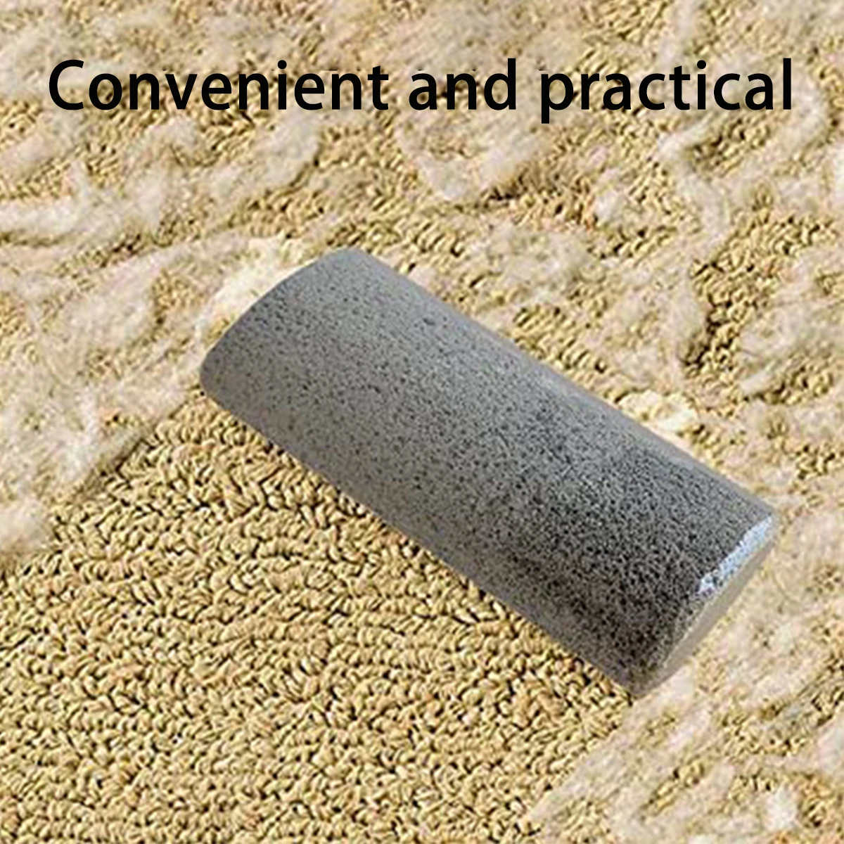 Pet Hair Remover Brush 2 Pack Clean Cat Dog Hair Remove Pumice Stone for Carpet, Car, Bedding, Clothing