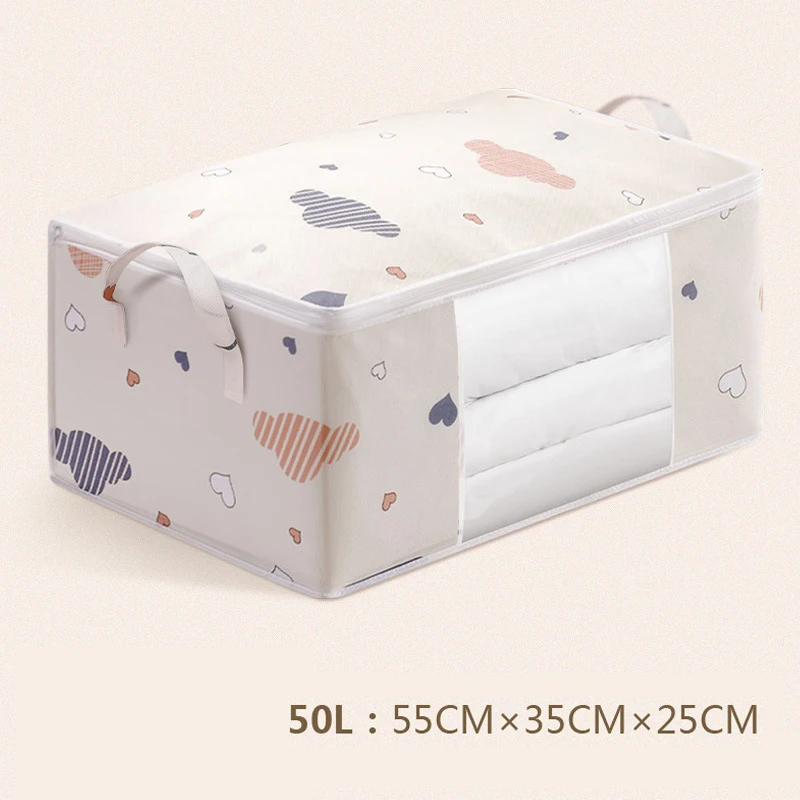 Durable Foldable Storage Bag with Cartoon Print