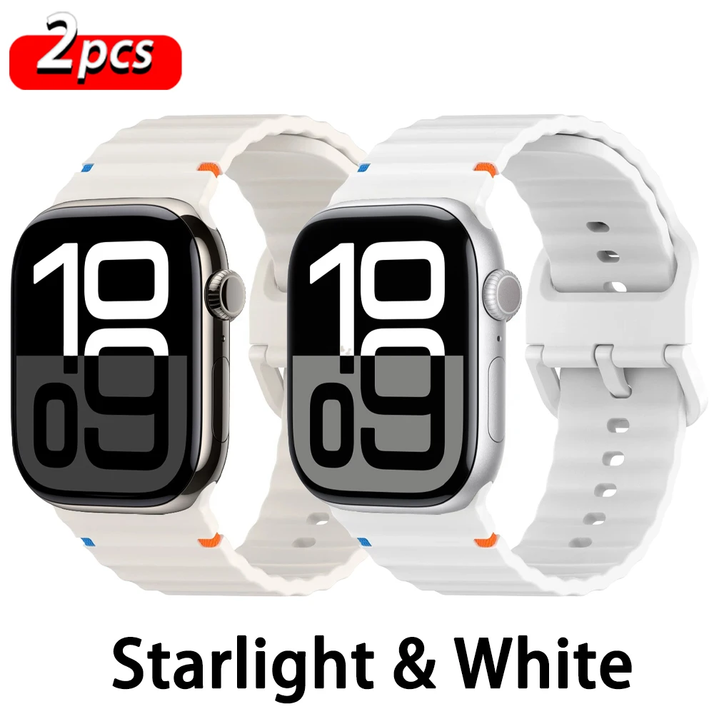 Premium Silicone Watch Band - Vibrant Colors, Durable Design, Universal Fit