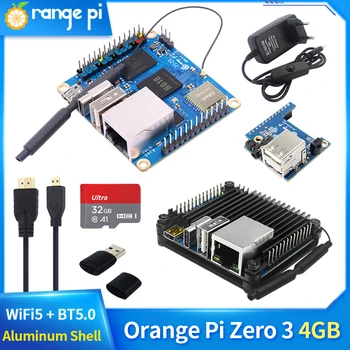 Orange Pi Zero 3 4GB RAM Allwinner H618 WiFi5 + BT 5.0 LPDDR4 16MB SPI ...