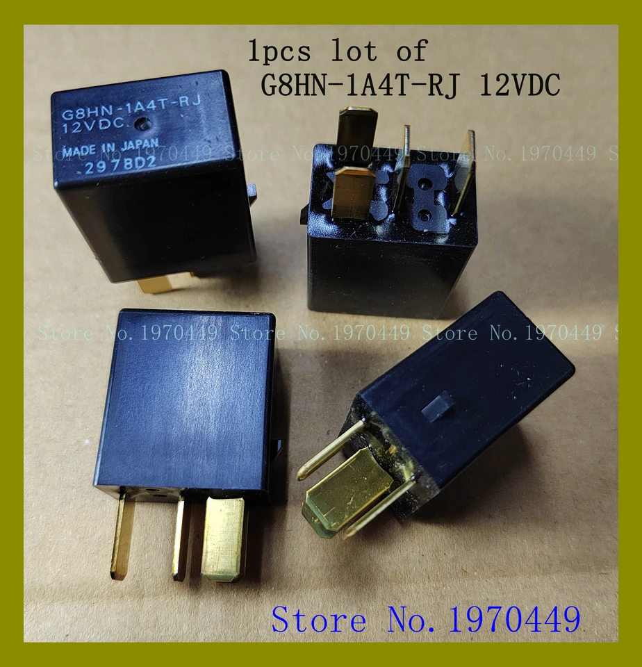 1 Relé Automotriz De 12 V CC, 35 A, 4 Pines