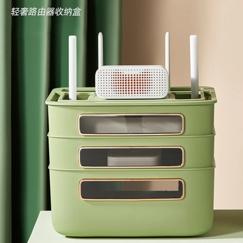 Подсветильник ка роскошный маршрутизатор Wi-Fi беспроводной стеллаж для хранения