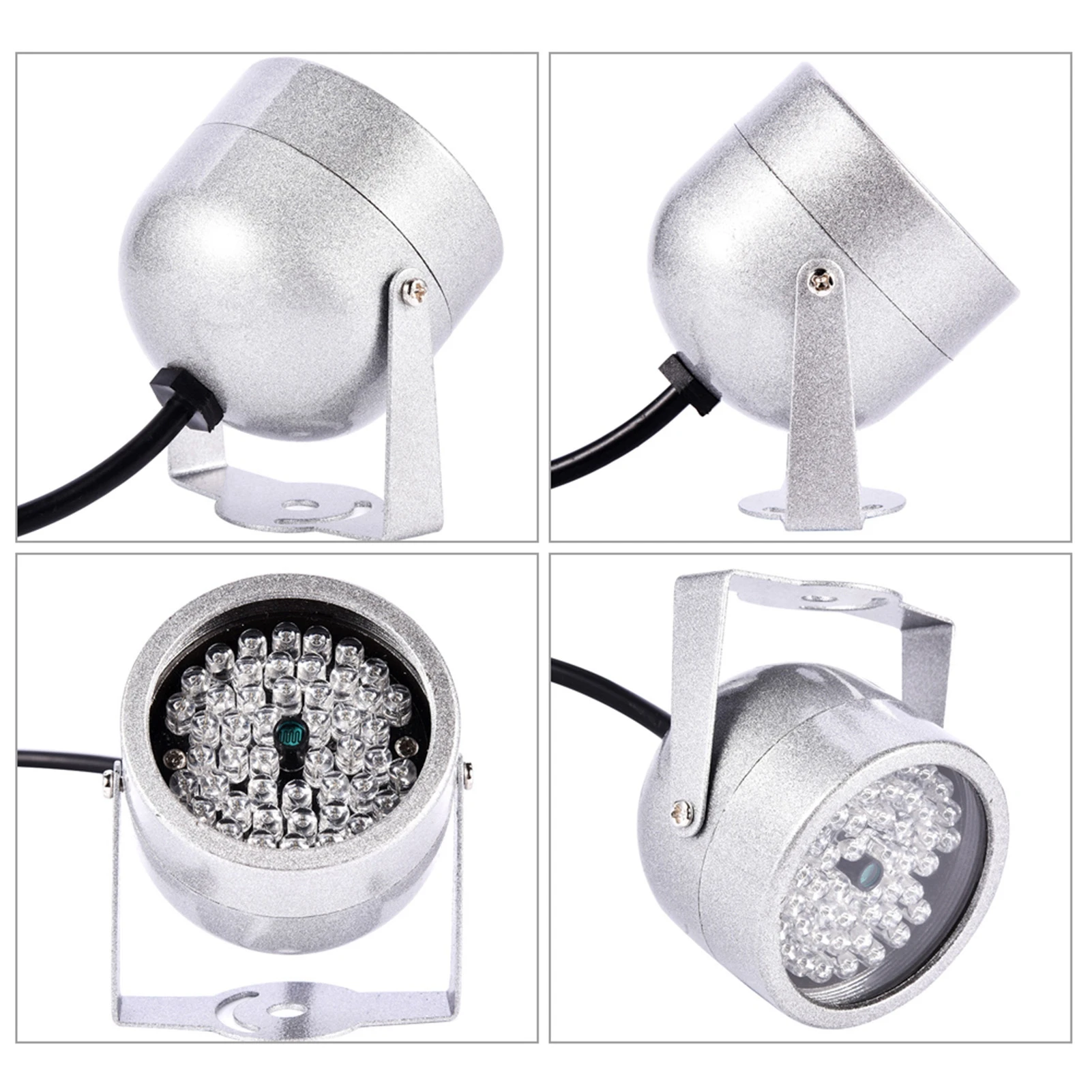 48 LED IR Illuminator Lights Waterproof Infrared Night Vision Light for Security CCTV Camera.