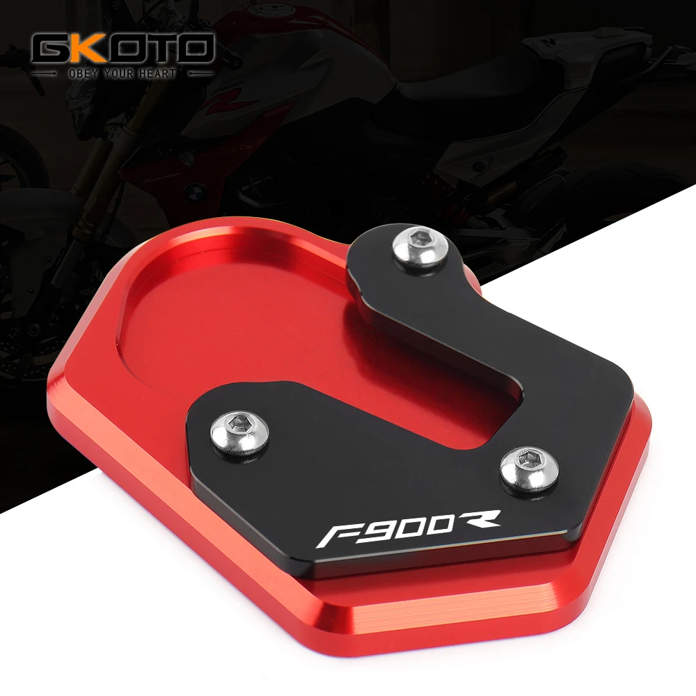 

Для BMW F900R F900 R F900XR 2020 2021 2022 аксессуары для мотоциклов CNC подставка для ног боковая подставка удлинитель поддерживающая пластина