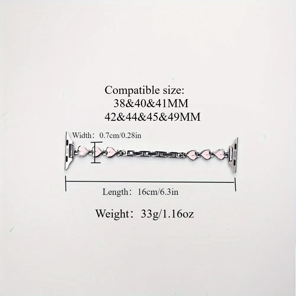 Love Metal Creative Bracelet with Adjustable Buckle