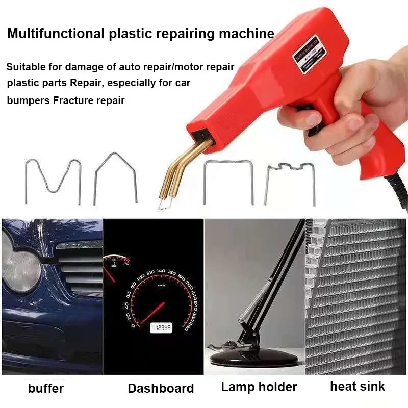 50W Handy Plastics Welders Garage Tools Hot Staplers Machine Staple PVC Repairing Machine Car Bumper Repairing Welding Tool 2