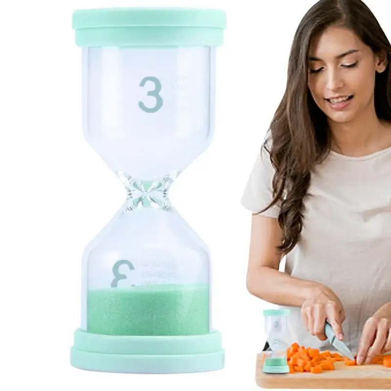 

1/3/5/10 Minute Colorful Hourglass Sand Clock Timers Sand Timer Shower Timer Tooth Brushing Timer Children Home Decor