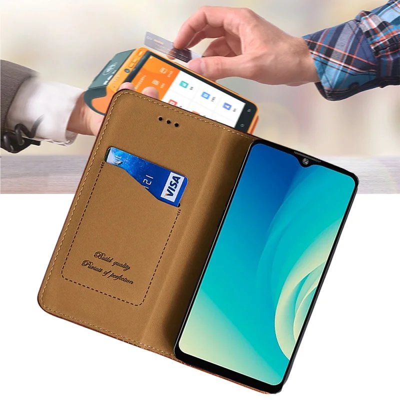 Elegant Leather Wallet Phone Case - Premium Protective Shell Cover