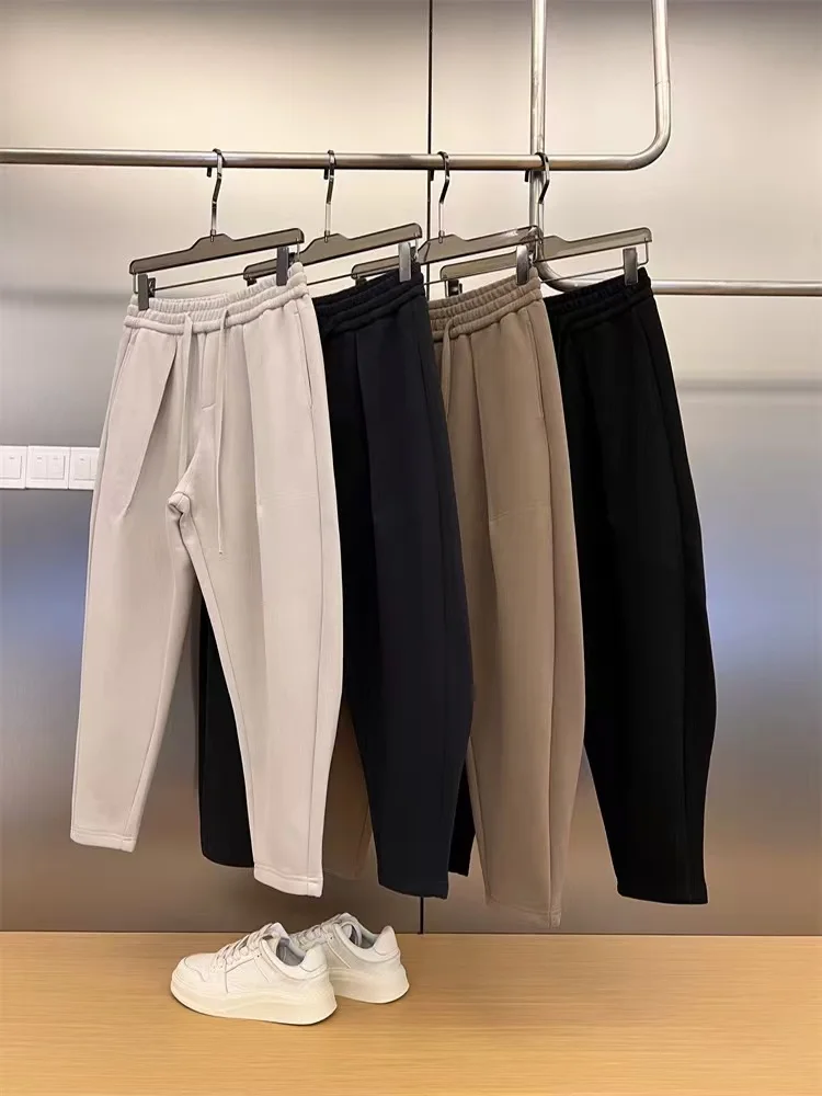 Trendy Loose Wide Leg Casual Pants Autumn Winter New Sle Men's Faion Harem Pants Simple Cool Versatile Sports Pants