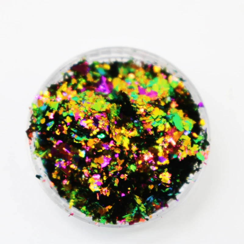 Jars Brocade Cloud Nail Chrome Discoloration Effect Shine Chameleon Nail Decoration Powder Colorful Flakes Glitter Powder nail powder nail flakes nail glitter nail decoration nail decorations