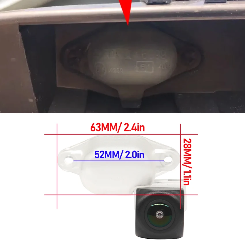 닛산 패스파인더 R50 19952004 인피니티 QX4 19952005 HD CCD 용 자동차 별빛 야간 투시경 후면보기 카메라